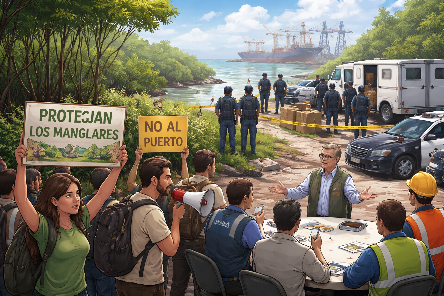 CONFLICTO POR PUERTO BARÚ: MINISTRO DE AMBIENTE PIDE DIÁLOGO TRAS SECUESTRO DE ACTIVOS A ORGANIZACIONES AMBIENTALES