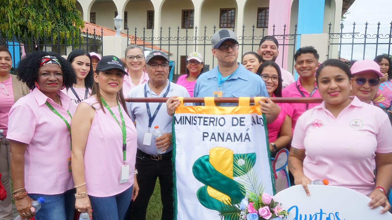 MINSA INICIA EL MES DE LAS CINTAS ROSADA Y CELESTE CON CAMINATA EN DAVID